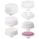 Face Scrubber | Facial Cleansing Brush Exfoliator Skin Care Beauty Products Powered Electric Wash Exfoliating Skincare Women Spin Cleanser Tools Cleaning Scrub Washer Self Care (Extra Heads 7)