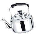 Stainless Stainless Steel teapot Steel Tea Kettle 6L Stove Top Tea Pot Coffee Kettle with Handle Whistling Water Heater Boiling Kettle for Home Office Stainless Steel Tea Kettle Kitchen Coffee Kettle