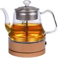 Kettles,1L Glass Electric Kettle,Eco Water Kettle, Bpa Free Cordless Water Boiler with Stainless Steel Inner Lid Bottom,Fast Boil Auto-Off Boil-Dry Protection,Electric Glass Kettle 700W vision