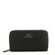 Armani Exchange Women's Wallet Zip Around Bi-fold, Black