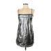 Urban Outfitters Cocktail Dress - Slip dress: Silver Dresses - Women's Size Medium