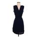 Gap Casual Dress - Sheath: Blue Solid Dresses - Women's Size X-Small