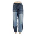 CALVIN KLEIN JEANS Jeans - Mid/Reg Rise: Blue Bottoms - Women's Size 32 - Medium Wash