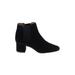 Madewell Ankle Boots: Black Solid Shoes - Women's Size 10 - Almond Toe