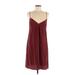 Speechless Casual Dress - Slip dress: Burgundy Dresses - Women's Size 8