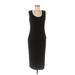 Rachel Zoe Casual Dress - Sheath: Black Solid Dresses - Women's Size Medium