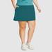 Eddie Bauer Plus Size Women's Departure Performance Skort - Blue Spruce - Size 3X