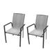 Aluminium Frame with Stackable Dining Chairs