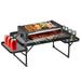 Camping Table - Folding Portable Heavy-Duty BBQ Grill Stand