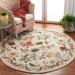 SAFAVIEH Handmade Chelsea Rubi French Country Floral Wool Rug