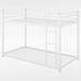 Isabelle & Max™ Drumleckney Full over Full Standard Bunk Bed by Isabelle & Max Metal in White | 53.7 H x 40.9 W x 77.1 D in | Wayfair