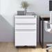 Inbox Zero Clarimond 14.2 Wide File Cabinet Metal in White | 23.25 H x 14.2 W x 17.59 D in | Wayfair A39BADD258EF436EA9D8991292718C17