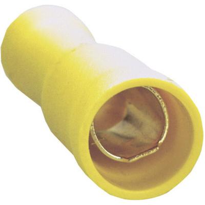 Car HiFi Rundsteckerhülse 10er Set 6 mm² 6 mm vergoldet - Sinuslive Image
