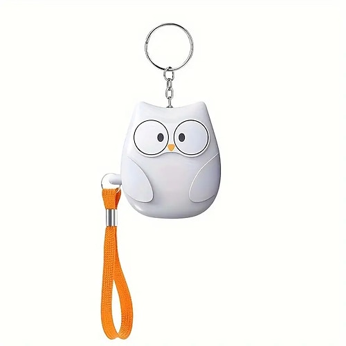 1 Stück persönlicher Sicherheitsalarm für Frauen, 130 dB Selbstverteidigungs-Schlüsselanhänger mit LED-Blitzlicht, persönliche Notfall-Sicherheitsgeräte, Schlüsselanhänger-Alarme für ältere Menschen Image