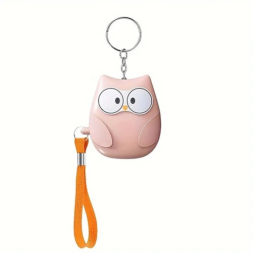 1 Stück persönlicher Sicherheitsalarm für Frauen, 130 dB Selbstverteidigungs-Schlüsselanhänger mit LED-Blitzlicht, persönliche Notfall-Sicherheitsgeräte, Schlüsselanhänger-Alarme für ältere Menschen Image