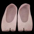 2pcs Foot Care Boat Socks Protector Pedic Shoes Inner Neutral Silicone Hydrating Gel Socks