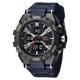 SMAEL Sport Watches Men Waterproof Electronic Digital Quartz Wristwatch with Chronograph Date Week Dual Time Display 8071