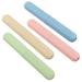 12 Pcs Toothbrush Cases Holder Stand Travel Oral Container Box for Dust-proof Wheat Straw Girl