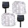 Outdoor Solar String Light 2pcs 1pcs Rope Tube LED Solar Lamp 12m 100 leds String Lights Outdoor Fairy Holiday Christmas Party Solar Garden Light Waterproof luz solar LED Solar Garden Light