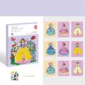 Princess Fairy Poking Painting Kit Dress Up Painting For Little Girls Princesses Fairies Paint Craft Activity Book For Girls Age 3456 Years Old Birthday Festival Gift For Kids