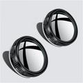 2Pcs Blind Spot Car Mirrors 2 Inch Reusable Round HD Glass Convex 360 Wide Angle Side Rear View Mirror With Sucker For Cars SUV And Trucks