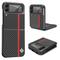 Handyhülle für Samsung Galaxy Z Flip 6 Z Flip 4 Z Flip 3 Flip Flip einfarbig PC PU-Leder
