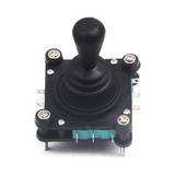 WINDLAND 2-axis Joystick Switch 4NO 360-Degree Self-Resetting Momentary Joystick Replacement for Console