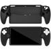 Microea Silicone Cover Skin for Playstation Portal Remote Player Handheld Game Console Anti-Slip Protective Cover Case (Black)