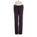 Express Jeans Jeggings - Mid/Reg Rise: Purple Bottoms - Women's Size 2 - Indigo Wash
