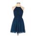 ASOS Cocktail Dress - Party: Blue Dresses - Women's Size 4