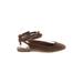 Madewell Flats: Brown Solid Shoes - Women's Size 8 1/2 - Round Toe