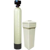 Fleck 5600 SXT Water Softener Ships Loaded With Resin In Tank For Easy Installation 64 000 Grains Almond