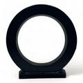 Black Decorative Metal Aluminum Round Ring Home Decor Sculpture 20.5 in x 5 in x 21 in by 90210 Kitchen and Bath