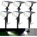 Pre-Owned Kaxiida Solar Spot Lights Outdoor Waterproof 3 Lighting Pack of 6 W131 - WHITE (Fair)