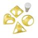 Nienjey Kitchen Dumpling Italian Dumpling Four Piece Set Of Creative Triangular Circular Dumpling Kneading Machine