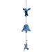 Double Hummingbird Iron Bells Hanging Ornament Metal Outdoor Lawn Decor Wind Chime