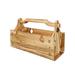 Folding Picnic Basket Table 2-in-1 Wooden Folding Picnic Table Storage Basket