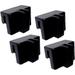 Black Plastic File Hanger Clips 4/Pk #9000