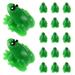 40 Pcs Resin Frog Animal Mushroom Decoration Mini Frogs Glass