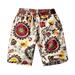 YUHAOTIN Cycling Shorts Mens Swim Trunks Quick Dry Floral Beach Shorts Hawaiianss Swimwear Bathing Suits with Pockets Plus Size Shorts for Men Shorts Casual