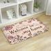 Dream Lifestyle Welcome Flower Water Absorption Non-slip Door Mat Floor Carpet Rug Bathroom Pad