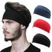 Sweat Band Solid Color 3PCS Nonslip Running Headband Yoga Headband for Men Women