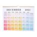 Calendar Desk Calendars Monthly Wall Home Accents Decor English 2021 Edition Desktop Paper Office