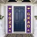 Class of 2023 Congrats Grad Banner Graduation Party Supplies Decoration Purple Porch Sign Banner for Indoor Outdoor Front Yard Home Door Decor (71 x 12 Inches)