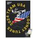 Looney Tunes x Team USA - Surfing Wall Poster 14.725 x 22.375