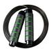 Adult weight-bearing wire rope skipping fitness exercise students one-piece bearing skipping rope - green black