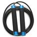 Weighted Jump Rope Adjustable Length and Ball Bearings for Boxing Muay Thai Training Fitness - Blue