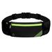 Running fanny pack fanny pack for hiking cycling workouts reflective running belt for running - black