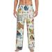 Balery Men S Dogs Funny Pets Pants Sleepwear Pants Pajama Pants Pj Bottoms Drawstring And Pockets-X-Large