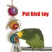 Leylayray Pet Bird Toy - Bird Parrot Toys Hanging Bell Pet Bird Cage Swing Toy Hanging Toy For Small Perikeets Cockatiels Pet Bird Toys Perikeet